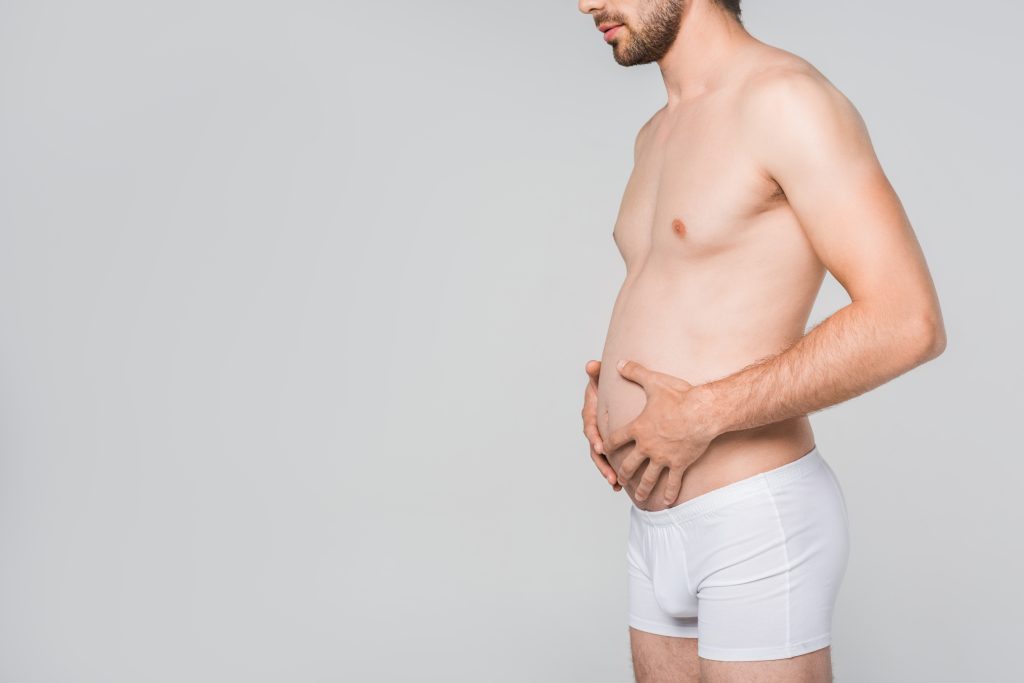 diástasis abdominal hombres solución